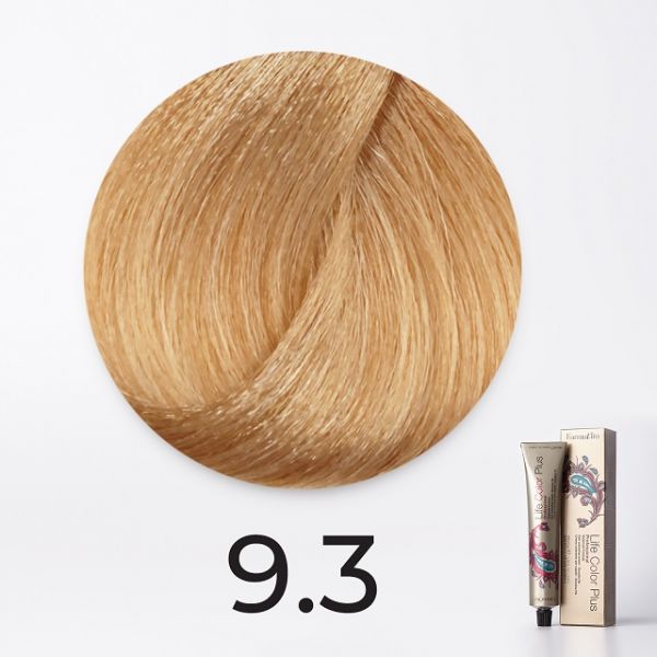 Ammonia cream-paint 9.3 very light golden blond Life Color Plus Farmavita 100 ml